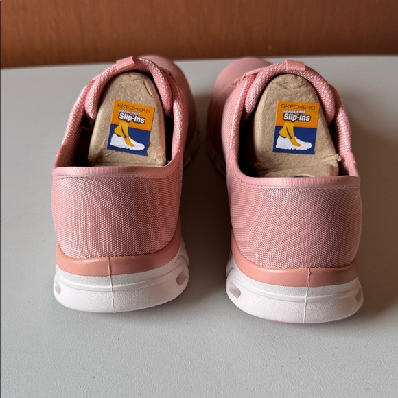 Skechers Women's Pink Athletic Slip-ins - Picture 4 of 8